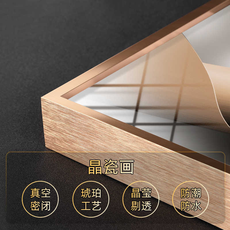 Modern dining room double decorative painting light luxury kitchen dining room hanging painting atmospheric corridor corridor simple murals