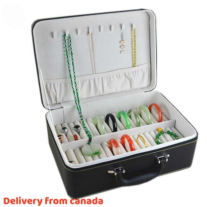 Travel Jewelry Case | Small Portable Organizer for Necklaces & Rings | Soft Velvet Pouch for Suitcase