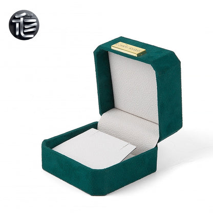 Christmas Jewelry Gift Box – Festive Velvet Ring & Necklace Box, Holiday Present for Her