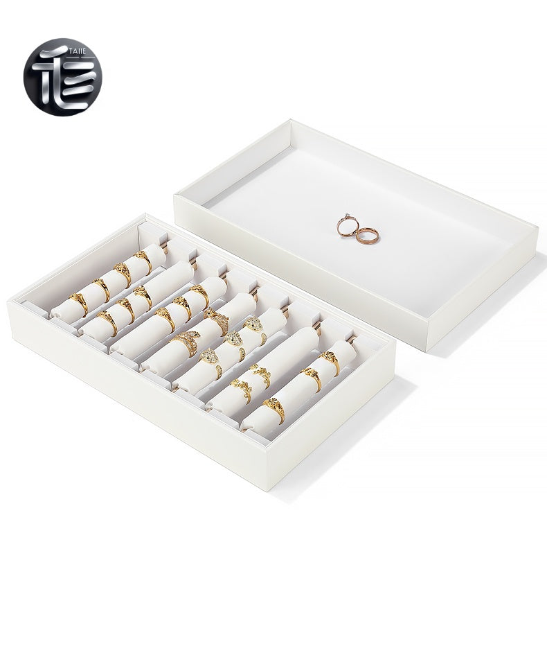 Ring box.Display Jewelry Box | Large Capacity Foldable Organizer | Trays for Vendors & Exhibitors