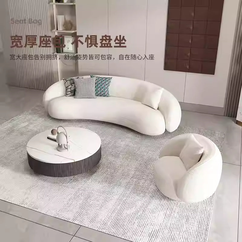 Nordic fabric sofa creative small apartment simple