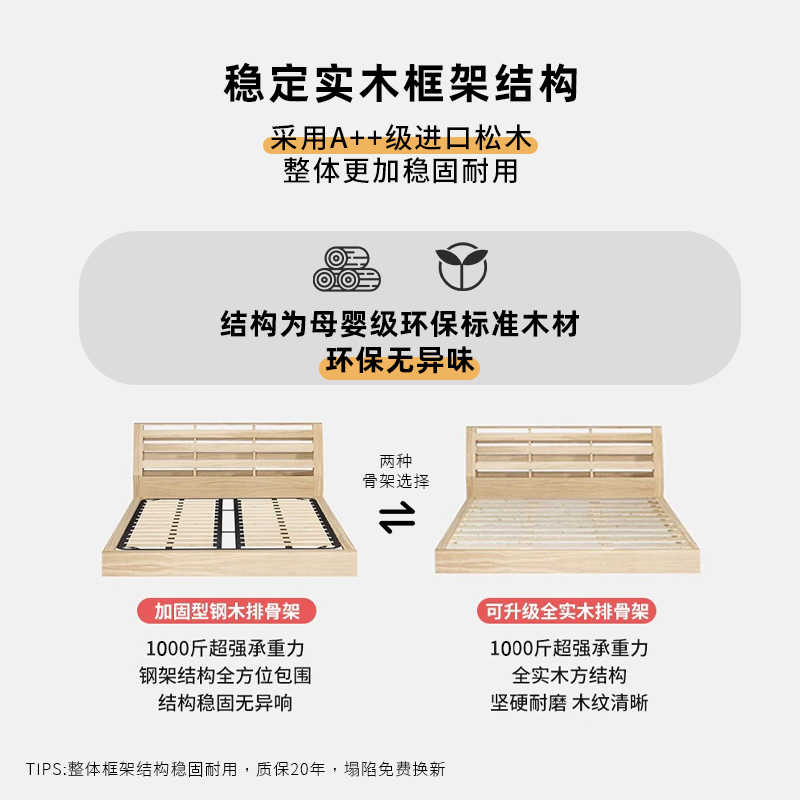 Soft bag leather bed modern simple bedroom cream style high-end home master bedroom do not disturb double wedding bed