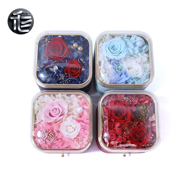 Engagement Ring Box Velvet – Wedding Ring Holder for Proposal, Luxury Heart-Shaped Jewelry Gift Box,jewelry box