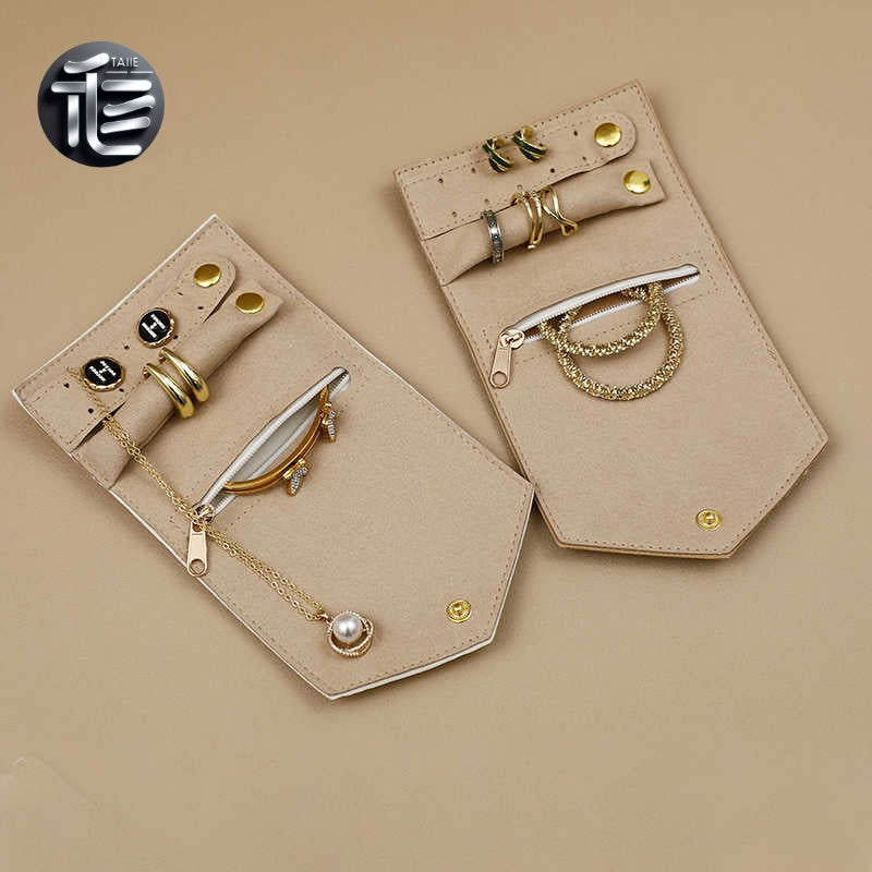 Jewelry pouch,Travel jewelry pouch,PU leather jewelry bag