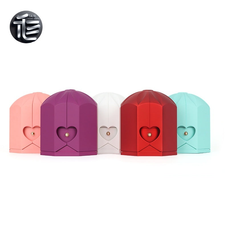 Ring Box for Proposal – Velvet Lined Wedding Ring Holder, Small Luxury Gift Box for Engagement,jewelry box