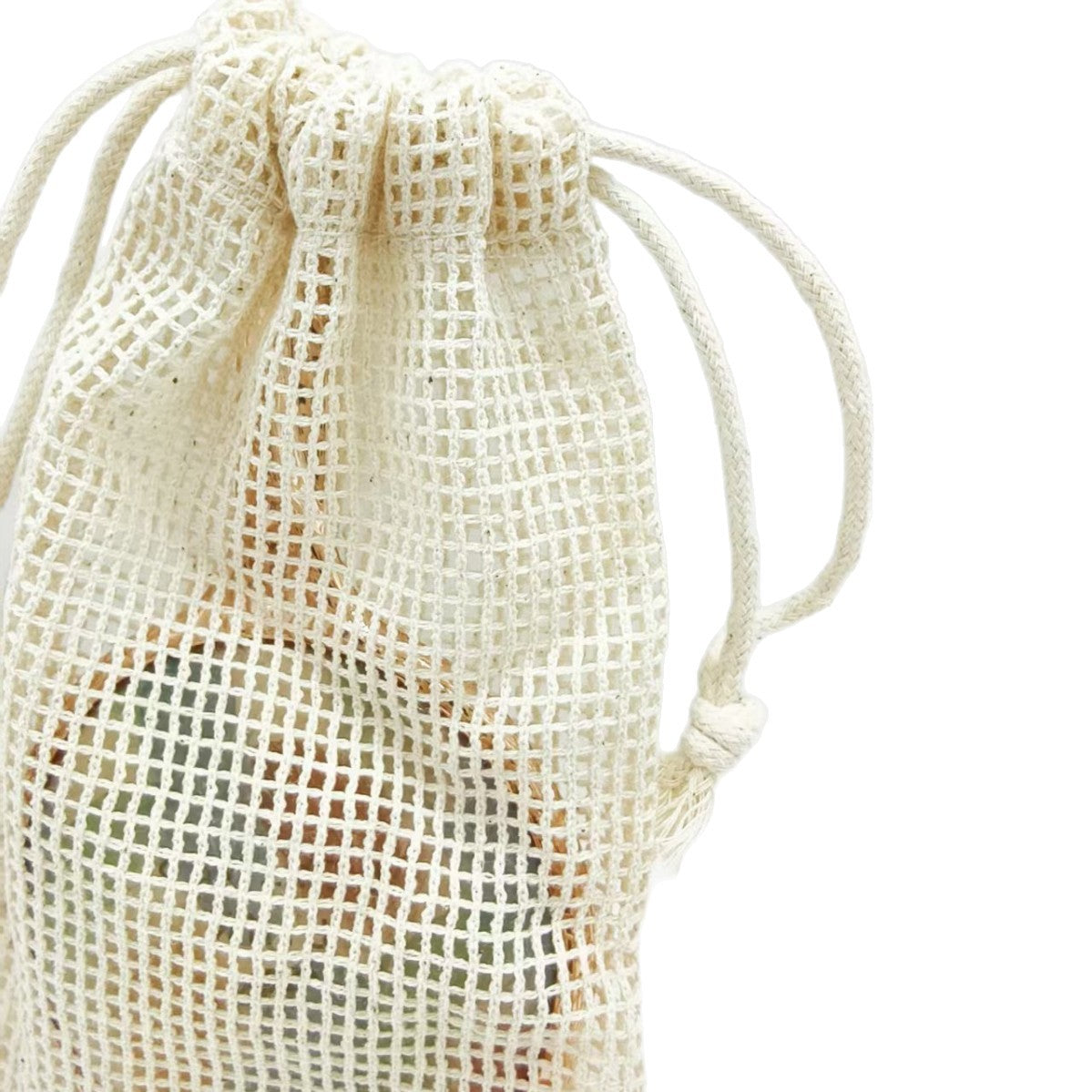 100PCS Cotton Mesh fabric Bags for Jewelry, Personalized Gift Pouch Packaging, Natural Fabric Drawstring Organza