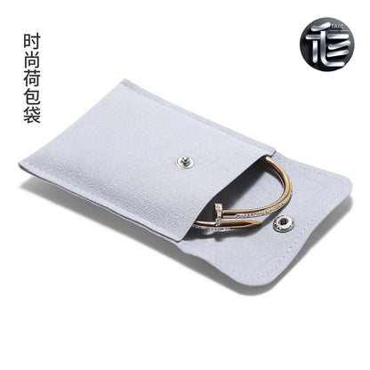 Jewelry pouch,Velvet jewelry bag,Travel jewelry pouch,PU leather jewelry bag