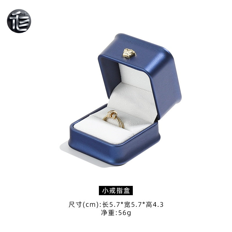 Leather Jewelry Box,Engagement Ring Box,Custom Jewelry Box for Small Business