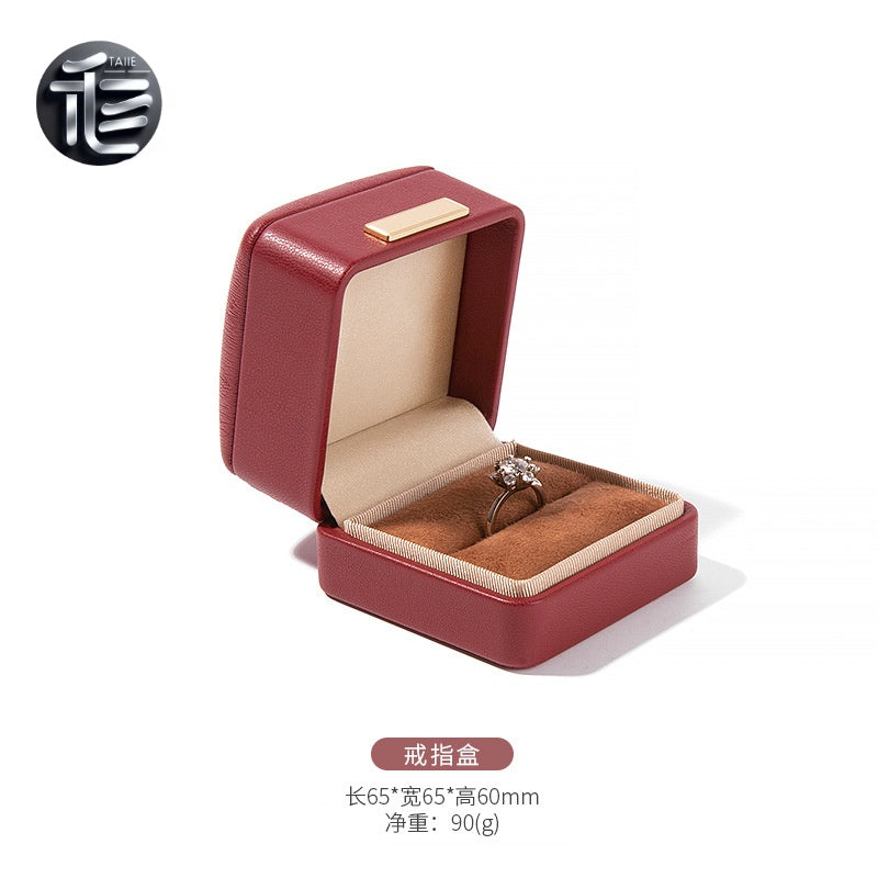 Jewelry Box,Ring Box,Necklace Box,Leather Jewelry Box,Valentine’s Day Jewelry Box,Custom Jewelry Box for Small Business