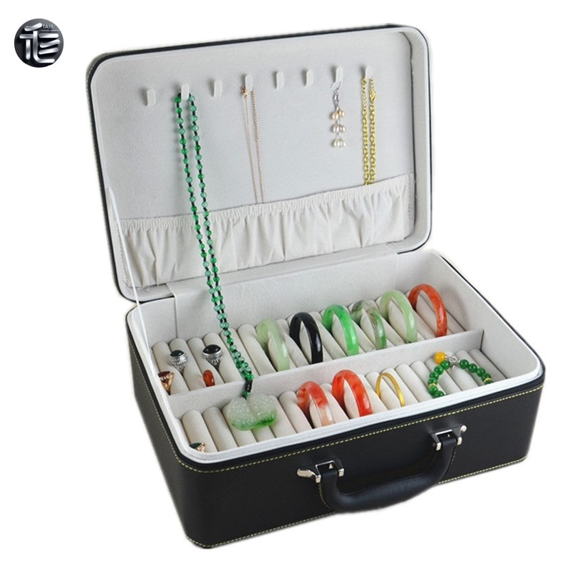 Travel Jewelry Case | Small Portable Organizer for Necklaces & Rings | Soft Velvet Pouch for Suitcase