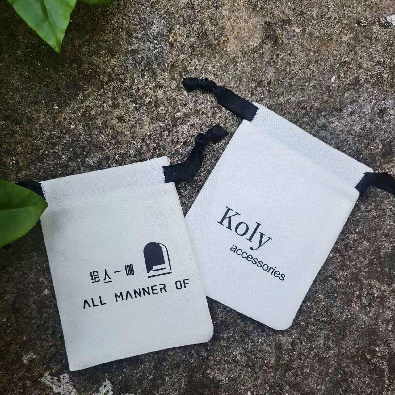 100PCS Custom Cotton Jewelry Pouches, Logo Drawstring Bags, Small Storage (Bulk Available)
