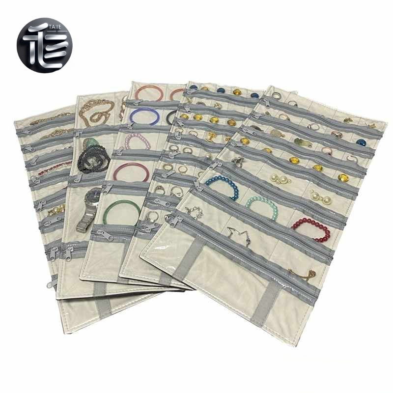 Jewelry Display Roll for Vendor, Foldable Cloth Organizer for Craft Show, Booth Supply