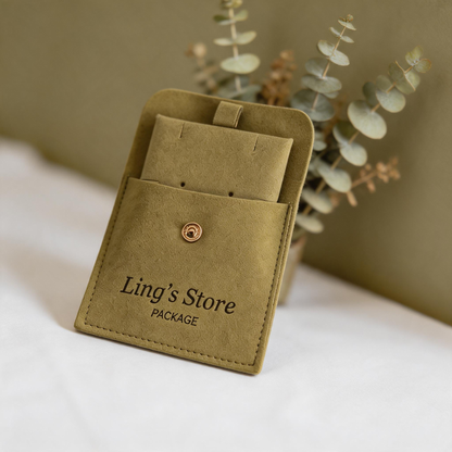 50PCS Luxury Suede Jewelry Gift Bags, Custom Logo Pouches, Personalized Velvet Packaging