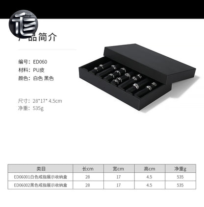 Ring box.Display Jewelry Box | Large Capacity Foldable Organizer | Trays for Vendors & Exhibitors