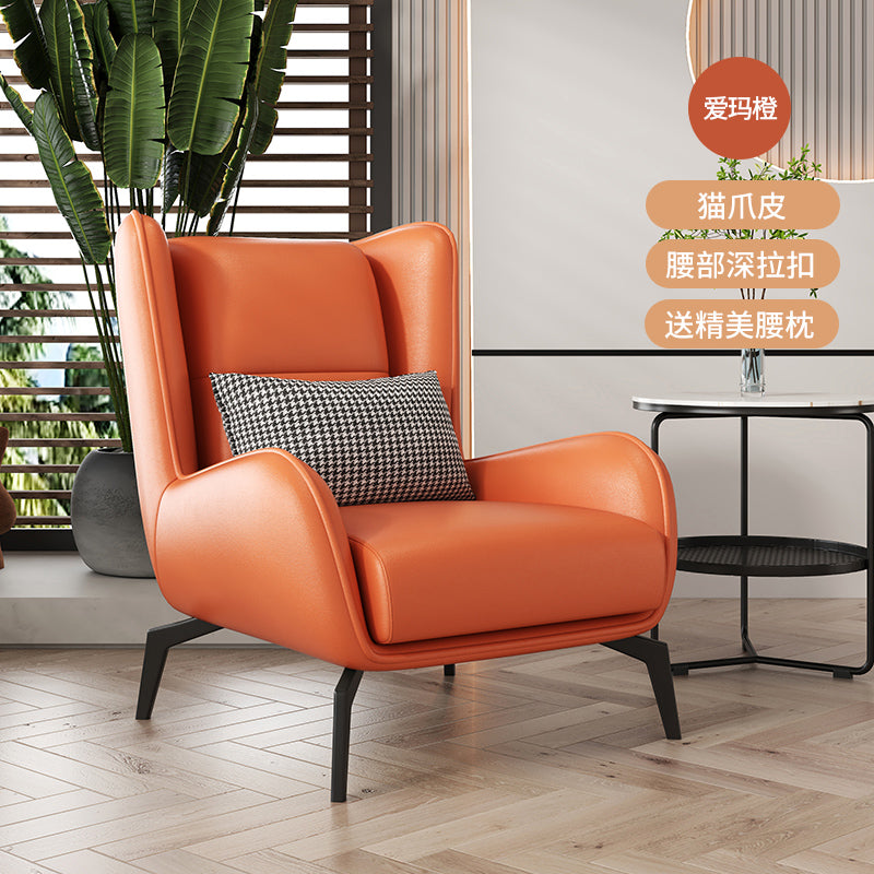 Single chair network red tiger chair single sofa light luxury living room meeting simple leisure chair balcony tea table chair