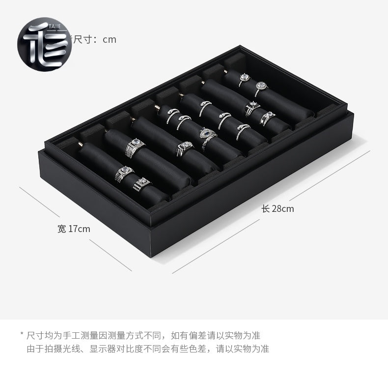Ring box.Display Jewelry Box | Large Capacity Foldable Organizer | Trays for Vendors & Exhibitors