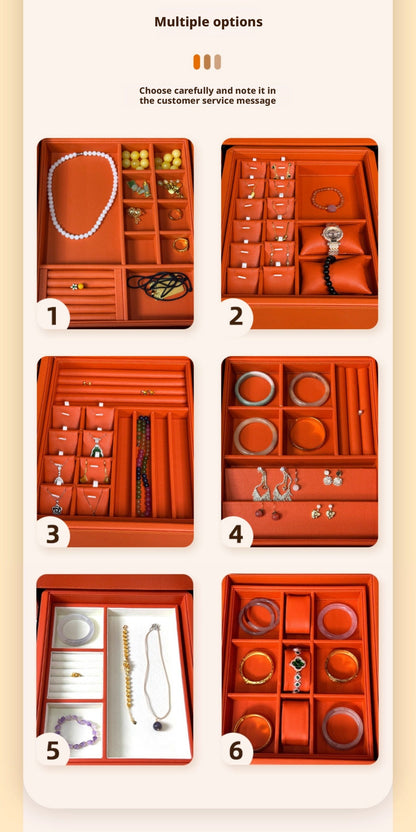 Smart Jewelry Safe Box, App Controlled Electronic Security Case, Multi-Drawer Lockable Storage, Remote Monitor