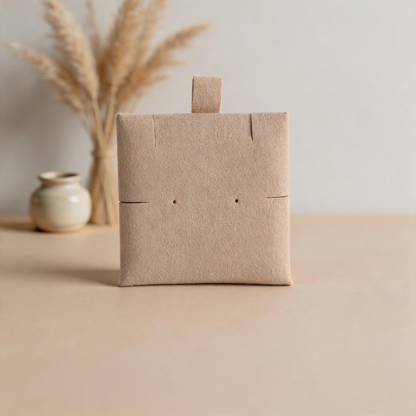 50pcs Soft Suede Pad with Custom Logo, Jewelry Storage Bags, Anti-Scratch Gift Packaging