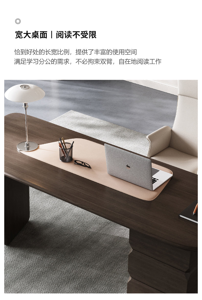 Modern minimalist desk designer study home advanced sense writing desk computer desk wabi-Sabi wind light luxury desk