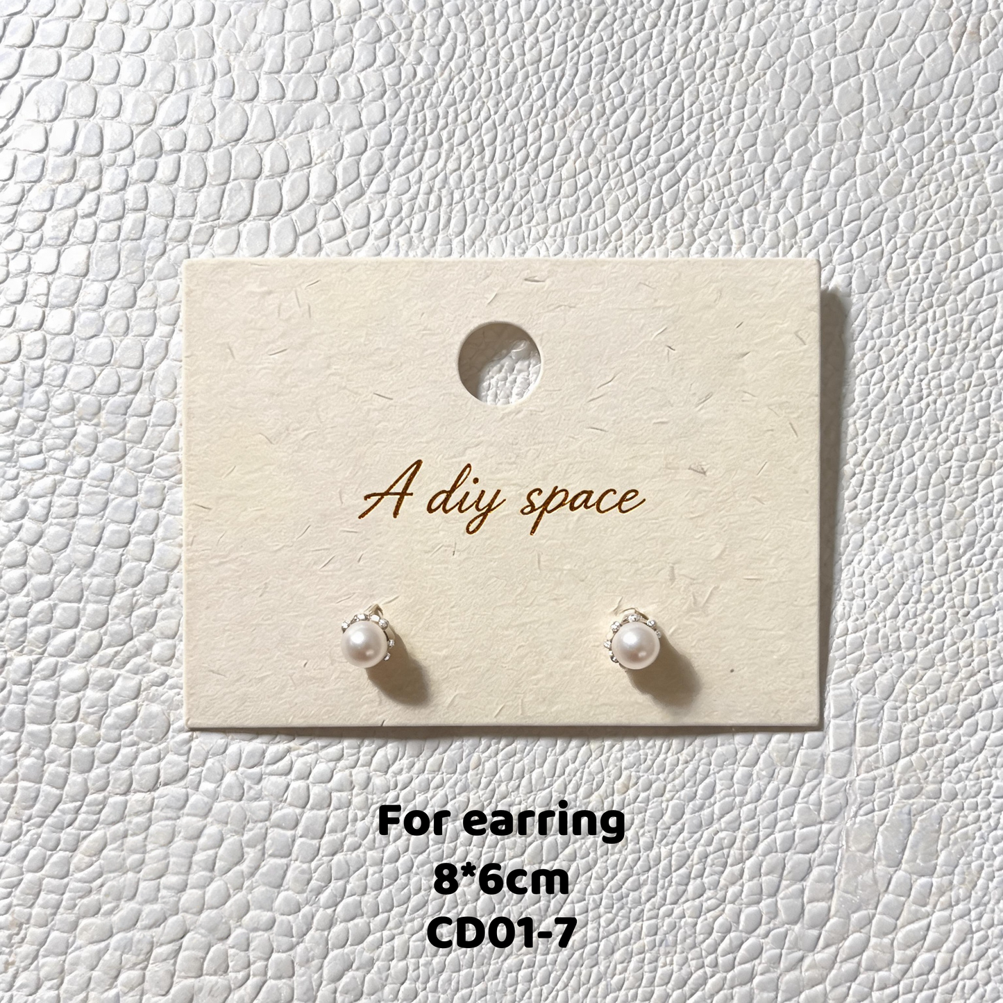 500pcs Eco Matte Jewelry Display Cards, Plant Fiber Paper, Custom Logo Packaging