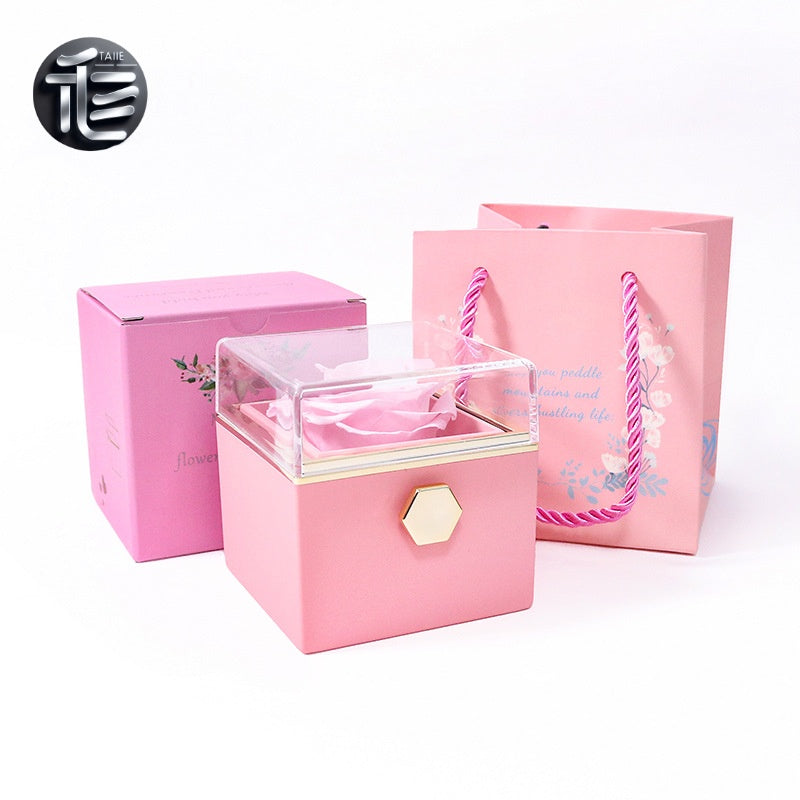 Ring Box for Engagement – Personalized Wedding Jewelry Gift Box,