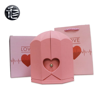 Ring Box for Proposal – Velvet Lined Wedding Ring Holder, Small Luxury Gift Box for Engagement,jewelry box