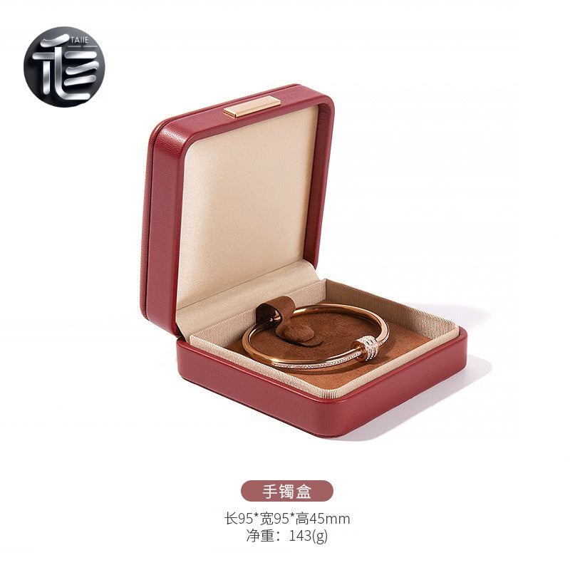 Jewelry Box,Ring Box,Necklace Box,Leather Jewelry Box,Valentine’s Day Jewelry Box,Custom Jewelry Box for Small Business