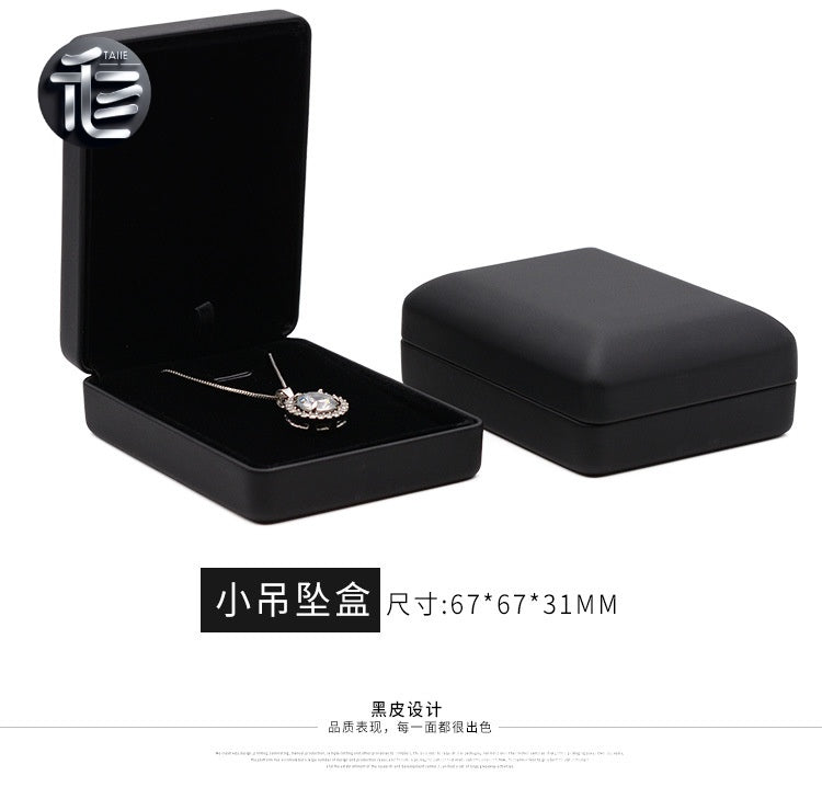 Engagement Ring Box Velvet – Wedding Ring Holder for Proposal, Luxury Heart-Shaped Jewelry Gift Box,Bulk Jewelry Boxes