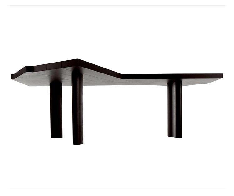 Simple modern solid wood computer desk boss desk light luxury simple desk shaped table design desk