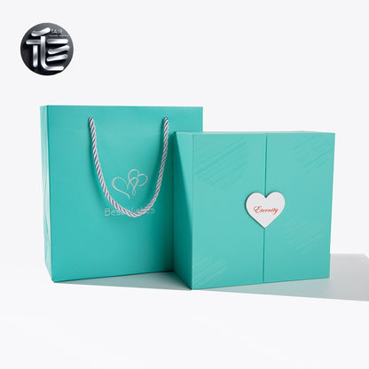 Gift box,jewelry box,ring box,fireworks,Festival box,Velvet Jewelry Box,Engagement Ring Box