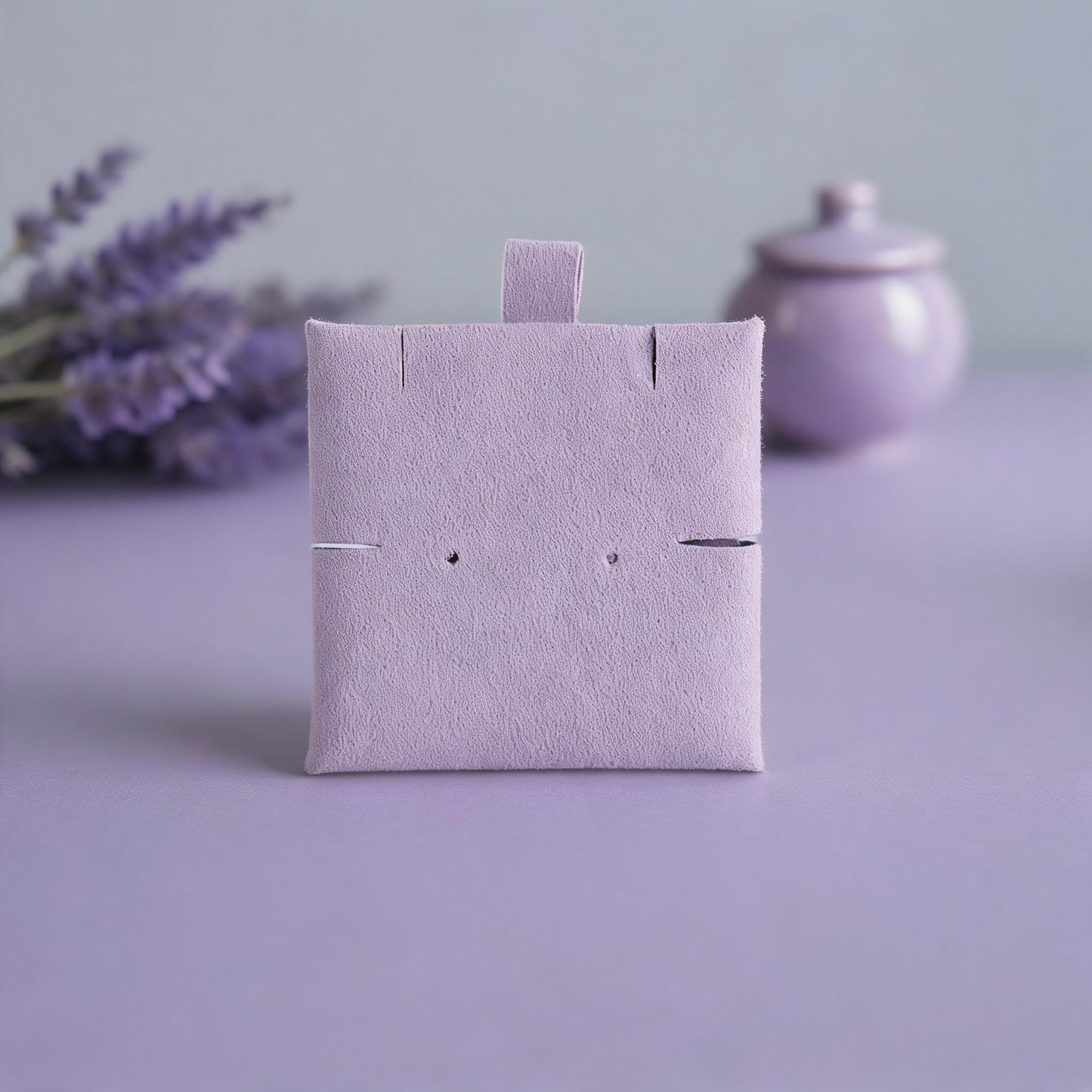 50pcs Soft Suede Pad with Custom Logo, Jewelry Storage Bags, Anti-Scratch Gift Packaging