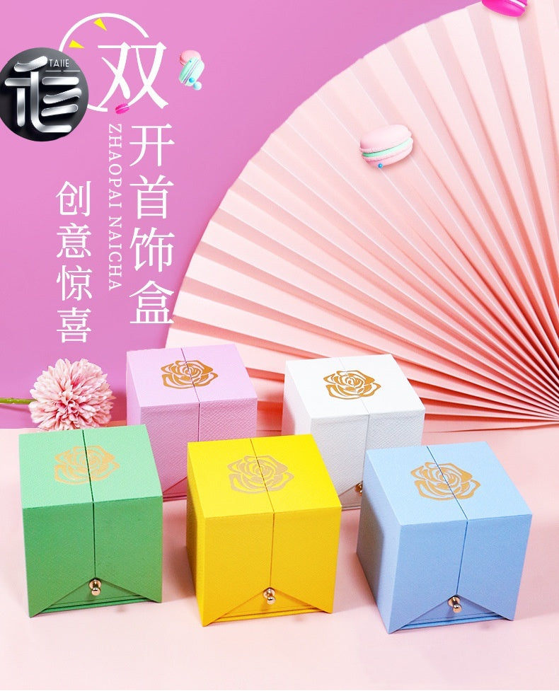 Mother's Day Jewelry Box – Elegant Gift for Mom, Personalized Floral Keepsake Organizer,jewelry box