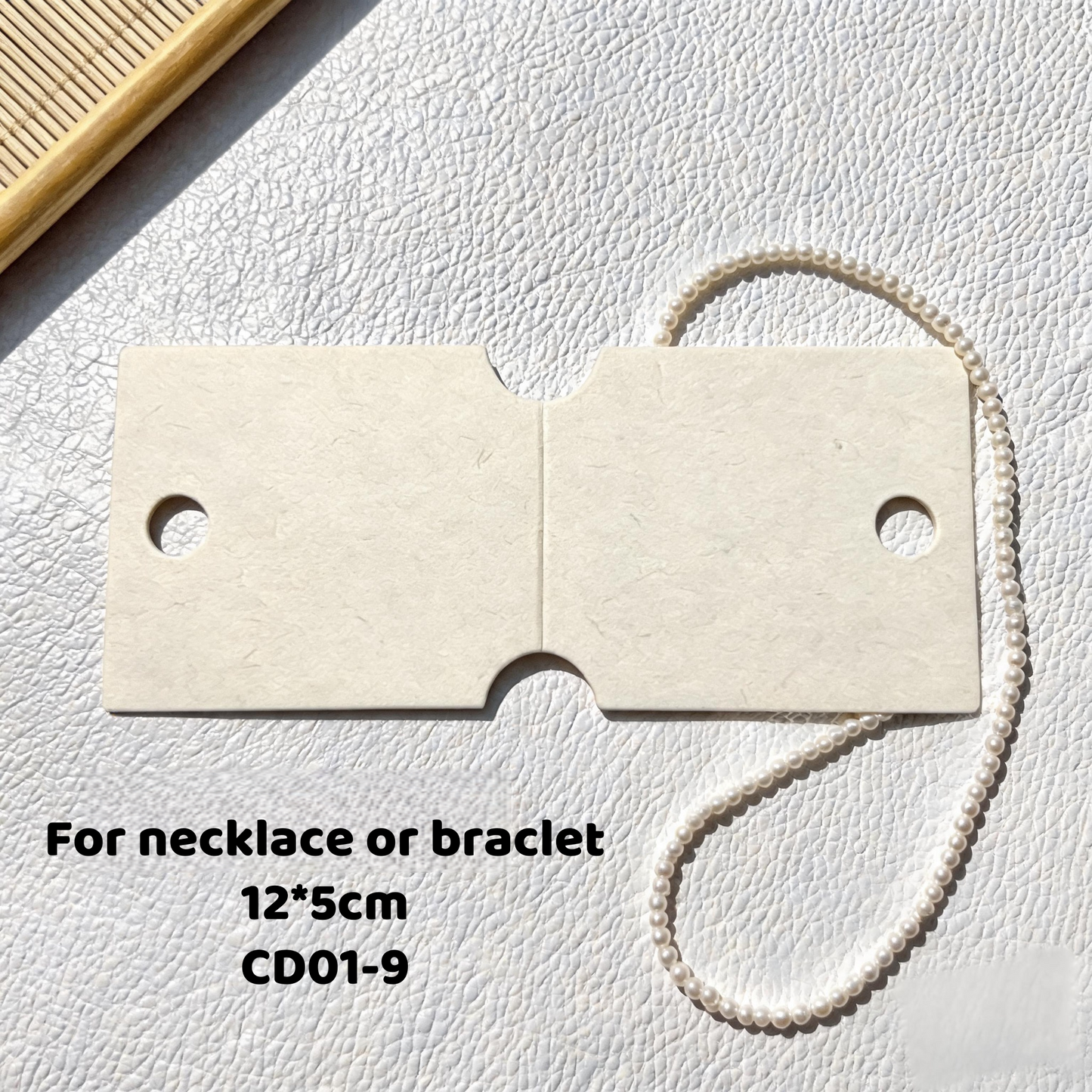 500pcs Eco Matte Jewelry Display Cards, Plant Fiber Paper, Custom Logo Packaging