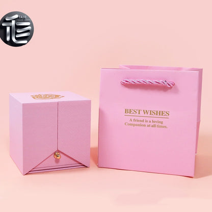 Mother's Day Jewelry Box – Elegant Gift for Mom, Personalized Floral Keepsake Organizer,jewelry box