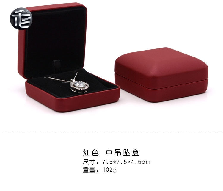 Engagement Ring Box Velvet – Wedding Ring Holder for Proposal, Luxury Heart-Shaped Jewelry Gift Box,Bulk Jewelry Boxes