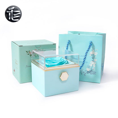 Ring Box for Engagement – Personalized Wedding Jewelry Gift Box,