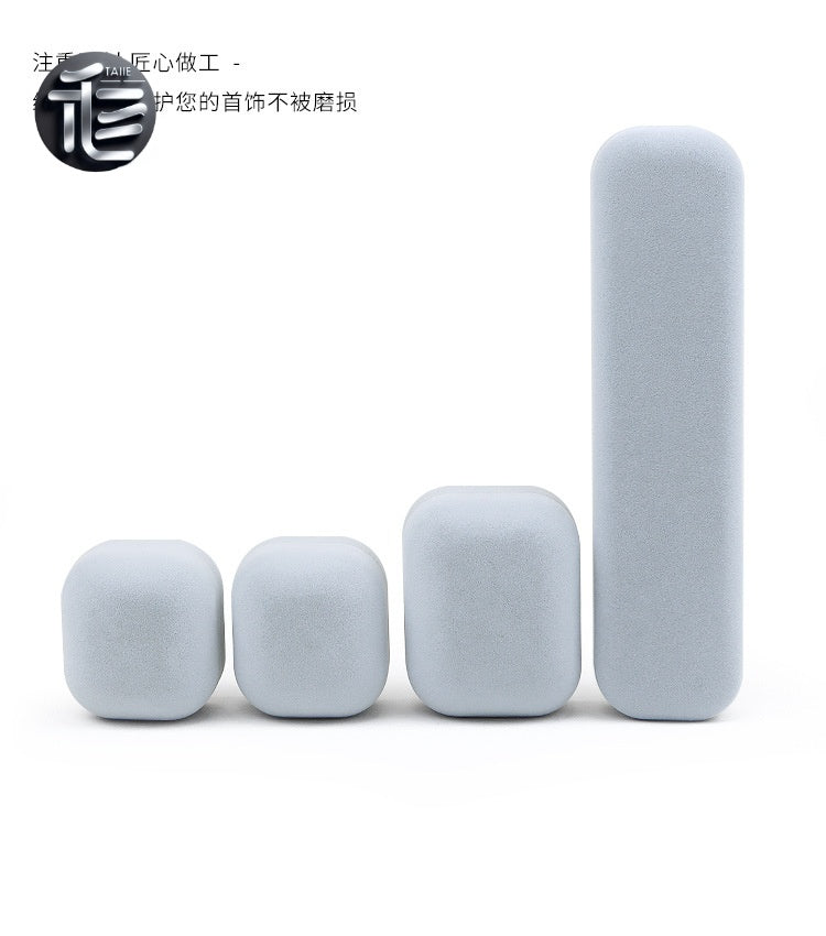 Engagement Ring Box Velvet – Wedding Ring Holder for Proposal, Luxury Heart-Shaped Jewelry Gift Box,Custom Jewelry Box for Small Business