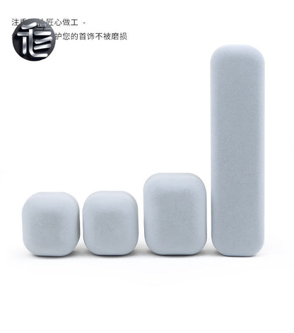 Engagement Ring Box Velvet – Wedding Ring Holder for Proposal, Luxury Heart-Shaped Jewelry Gift Box,Custom Jewelry Box for Small Business