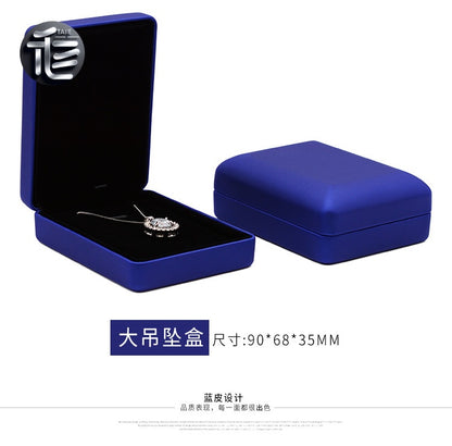 Engagement Ring Box Velvet – Wedding Ring Holder for Proposal, Luxury Heart-Shaped Jewelry Gift Box,Bulk Jewelry Boxes