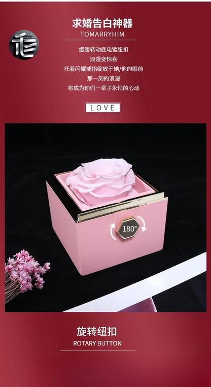Ring Box for Engagement – Personalized Wedding Jewelry Gift Box,