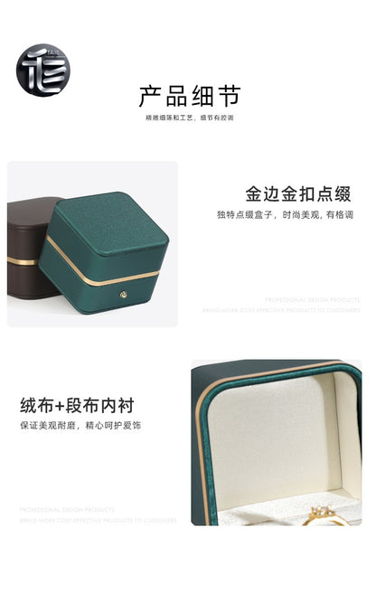 Luxury Jewelry Gift Box,Bridal Jewelry Box – Wedding Day Keepsake Organizer for Bride, Personalized Name & Date Gift