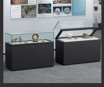 Lockable Display Case for Jewelry Store Glass Top Showcase