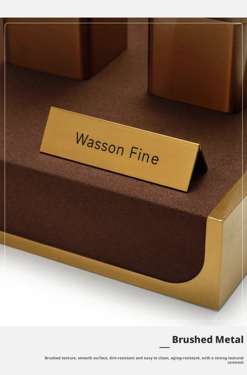 Luxury Metal Watch Stand - Solid Steel Display for Men's Collection