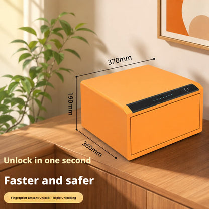 Jewelry Storage Safe, All-Steel Security Cabinet, Fingerprint Passcode Lock Box