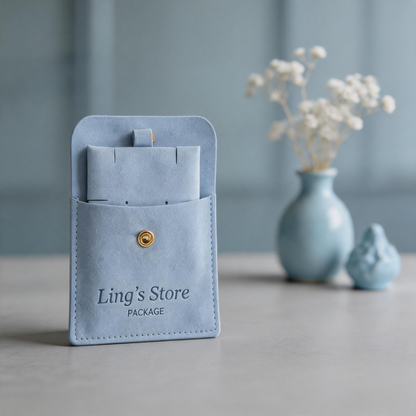 50PCS Luxury Suede Jewelry Gift Bags, Custom Logo Pouches, Personalized Velvet Packaging