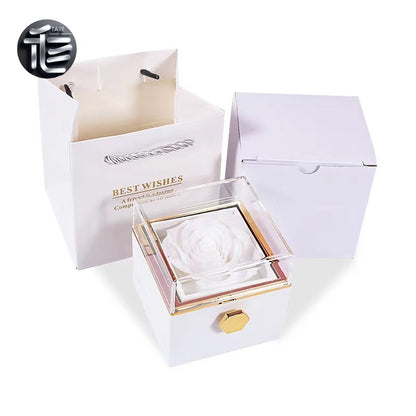 Ring Box for Engagement – Personalized Wedding Jewelry Gift Box,