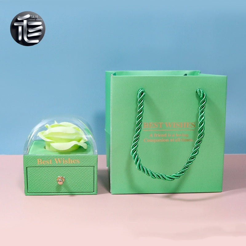 Christmas Jewelry Gift Box – Festive Velvet Ring & Necklace Box, Holiday Present for Her,jewelry box