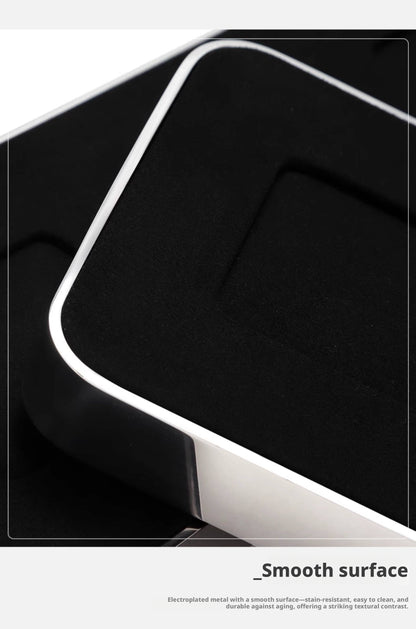 Metal Watch Display Box with Glass Lid - 6 Slot Steel Case