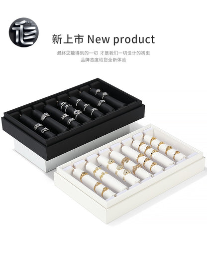 Ring box.Display Jewelry Box | Large Capacity Foldable Organizer | Trays for Vendors & Exhibitors