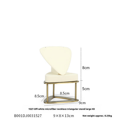 Minimalist Gold Metal Riser - Geometric Display for Shop